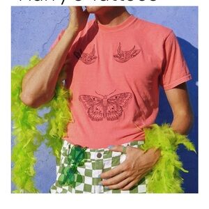 Harry Styles tattoos embroidered tee by Read Receipts